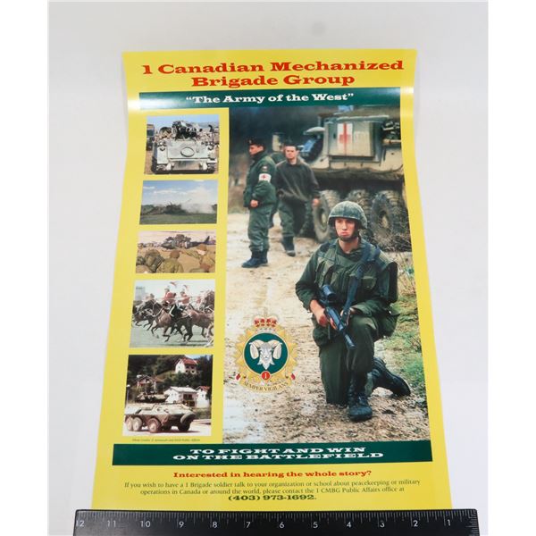 #944 1 CANADIAN MECHANIZED BRIGADE GROUP POSTER