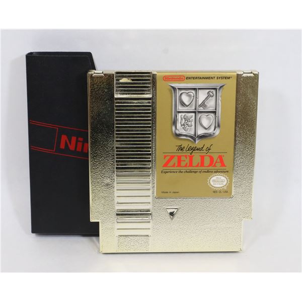 #947 NINTENDO NES GAME THE LEGEND OF ZELDA GOLD
