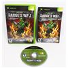 Image 1 : #988 XBOX GAME ARMY MEN SARGE'S WAR CIB