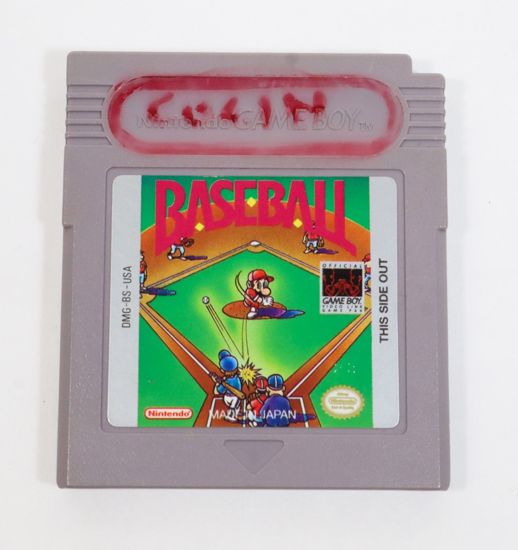 Gameboy Color Baseball #992 NINTENDO GAMEBOY GAME BASEBALL WORKS!