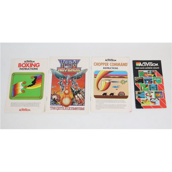 #1046 ATARI 2600 INSTRUCTION CHOPPER COMMAND