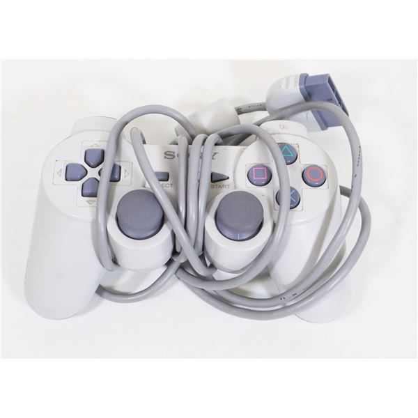 #1049 SONY PLAYSTATION 1 PS1 CONTROLLER GREY