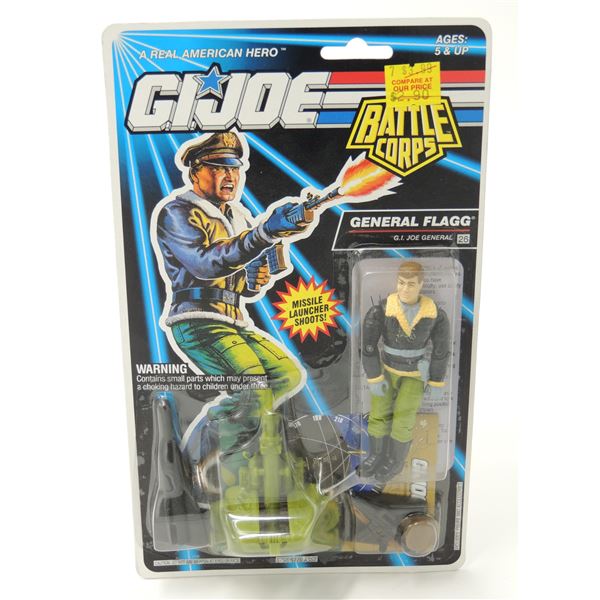 #1056 GI JOE ARAH 1993 GENERAL FLAGG CARDED FIGURE