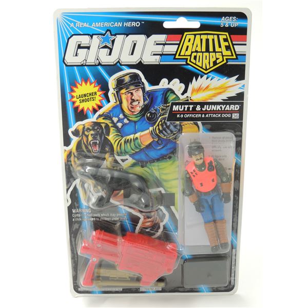 #1058 GI JOE ARAH 1993 MUTT & JUNKYARD CARDED FIG