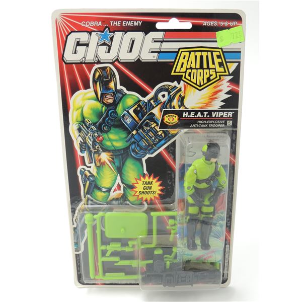 #1060 GI JOE ARAH 1993 COBRA H.E.A.T. VIPER CARDED