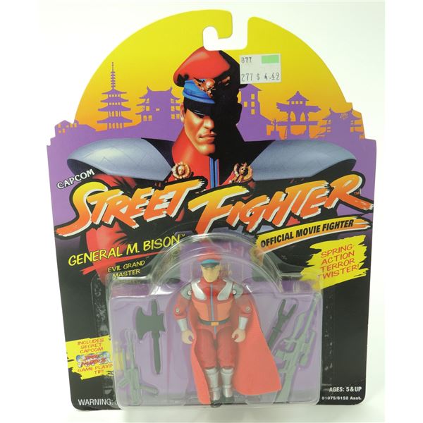 #1066 GI JOE STREET FIGHTER GENERAL M BISON FIGURE