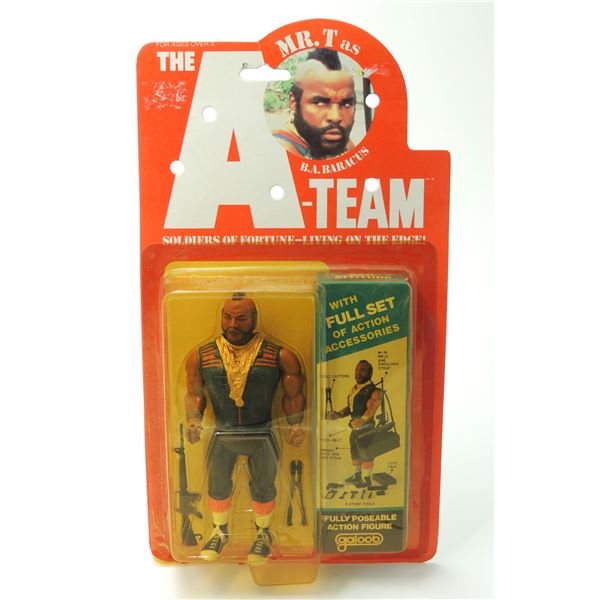 #1096 THE A-TEAM MR. T CARDED ACTION FIGURE 1983