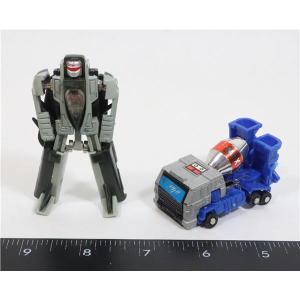 #1118 LOT OF 2 1980'S GOBOT TRANSFORMERS ROYAL-T