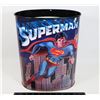 Image 1 : #1126 METAL SUPERMAN THE MOVIE GARBAGE BIN 1978