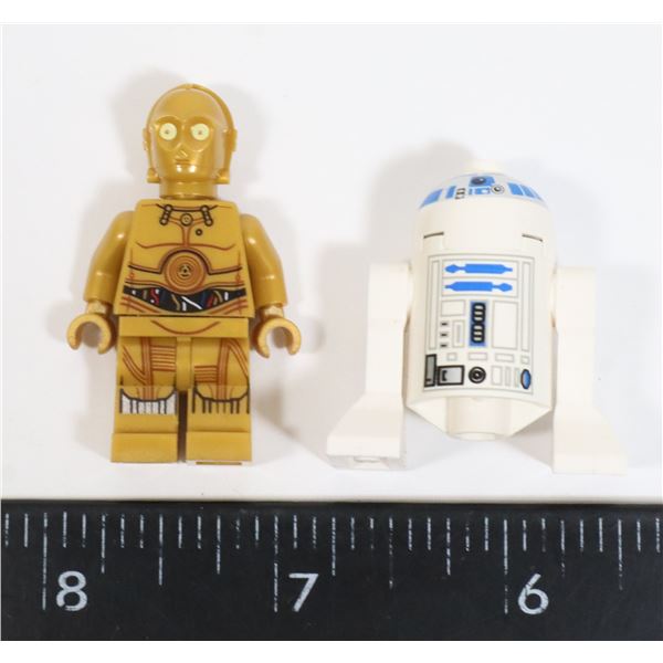 #1144 LEGO STAR WARS C-3PO R2D2 MINI FIGS LOT