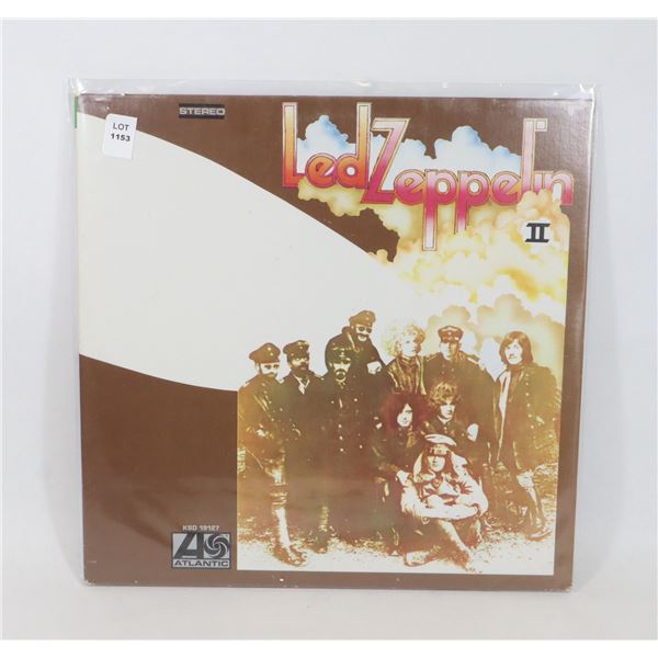 #1153 LED ZEPPELIN II VINYL RECORD 1977