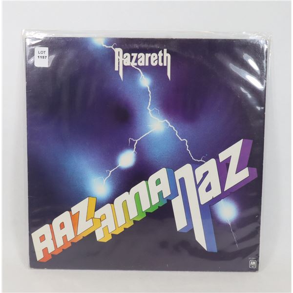 #1157 NAZARETH RAZAMANAZ VINYL RECORD GOOD SHAPE