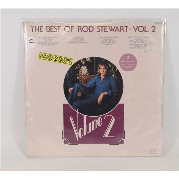 #1168 SEALED VINYL BEST OF ROD STEWART VOL 2