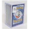 Image 1 : #1173 POKÉMON CARD LOT IN PLASTIC CASE