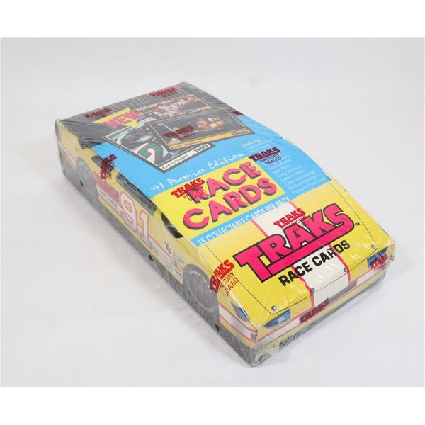 #1193 SEALED 1991 PREMIER EDITION TRAKS RACE CARDS