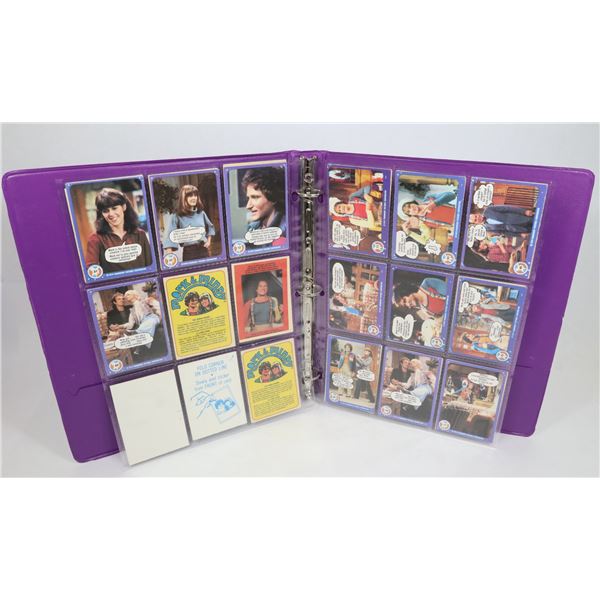 #1197 MORK & MINDY 1978 CARDS IN BINDER LOT OF 30