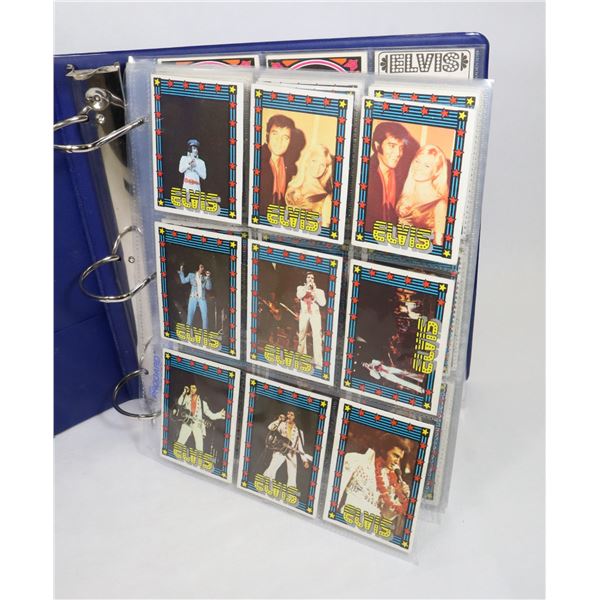 #1198 ELVIS PRESLEY COLLECTOR CARDS LOT OF 143 IN