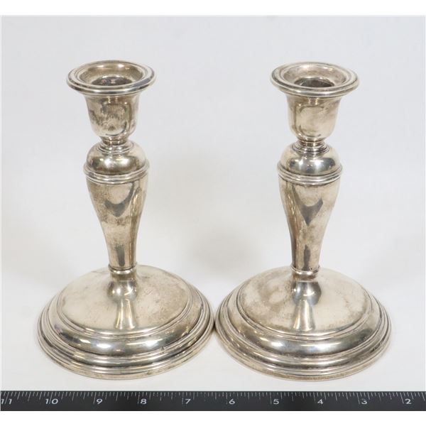 #1202 BIRKS CANDLE STICK WEIGHTED SET STERLING