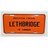 Image 1 : #1216 LICENSE PLATE IRRIGATION CAPITAL LETHBRIDGE