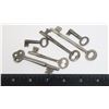 Image 1 : #1223 ANTIQUE LOT OF 6 LARGE KEYS VARIOUS DESIGNS