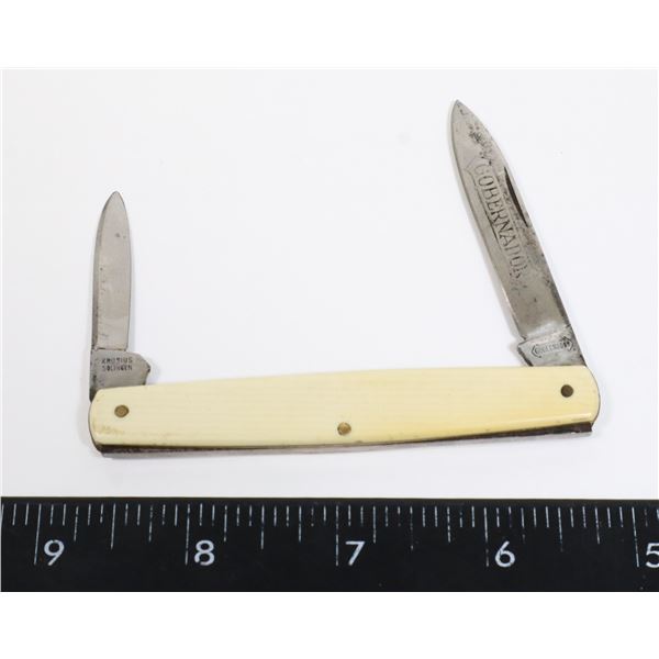 #1228 ANTIQUE GOBRNADOR POCKET KNIFE GERMANY