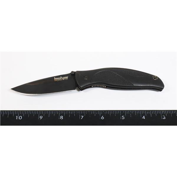 #1229 KERSHAW KNIFE 1550 BLACK BLADE KEN ONION USA
