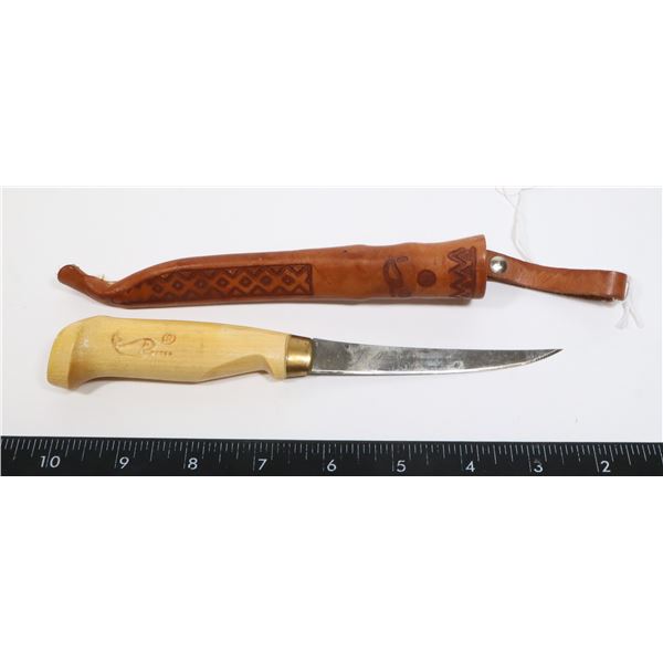 #1243 J MARTTIINI FINLAND FISHING KNIFE SMALL SIZE
