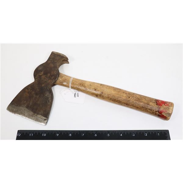 #1247 ANTIQUE HAND AXE FOR RESTORATION / REPAIR