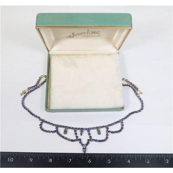 #1260 COSTUME JEWELRY NECKLACE 1950'S 1960'S WITH