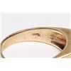 Image 2 : #1264 ANTIQUE RING W/ STONE INTERIOR MARKINGS