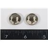 Image 1 : #1266 KING GEORGE VI BUTTON PHOTO PINS LOT OF 2