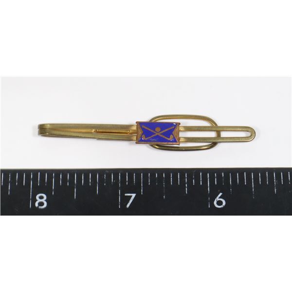 #1292 VINTAGE TIE CLIP LACROSS 20TH CENTURY
