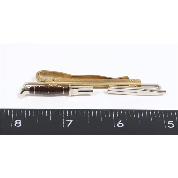 #1295 MILITARY BAYONET KNIFE TIE CLIP HICKOK USA