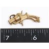 Image 1 : #1301 RARE REVOLVER PISTOL GUN PENDANT 1800'S
