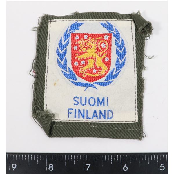 #1336 SUOMI FINLAND VINTAGE PATCH CREST