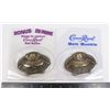 Image 1 : #1343 PAIR CROWN ROYAL BELT BUCKLES IN PACKAGES