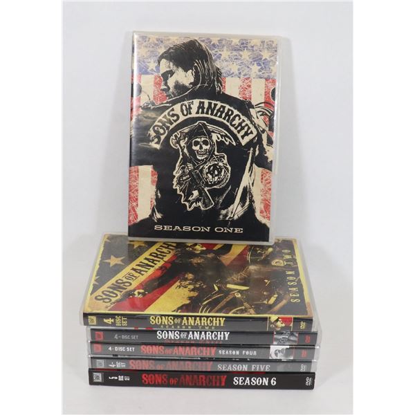 #1383 SONS OF ANARCHY DVD SEASONS 1-6 SET