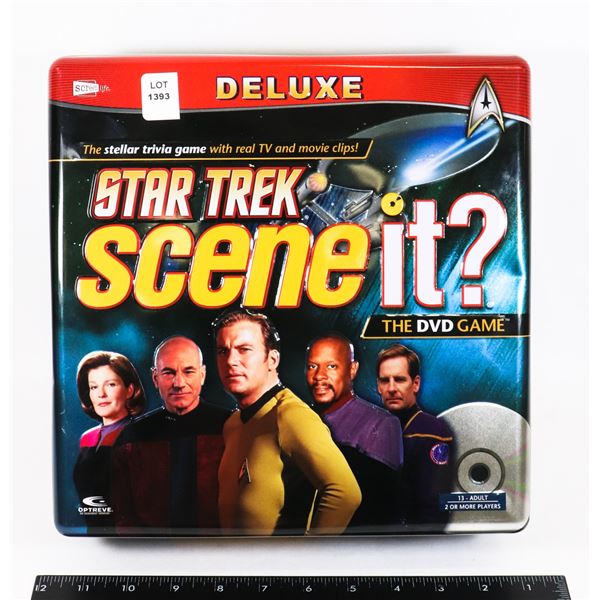 #1393 STAR TREK SCENE IT? DVD GAME IN BOX TIN