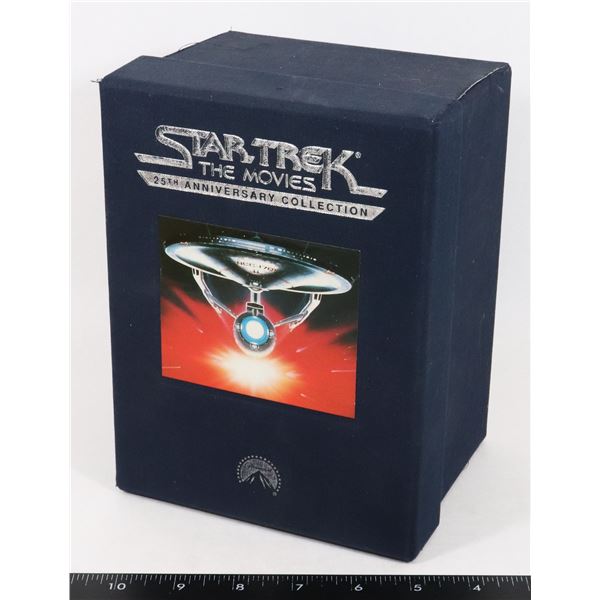 #1400 STAR TREK VHS 25TH ANNIVERSARY MOVIE SET
