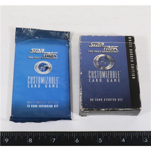 #1412 STAR TREK TNG CUSTOMIZABLE CARD GAME LOT