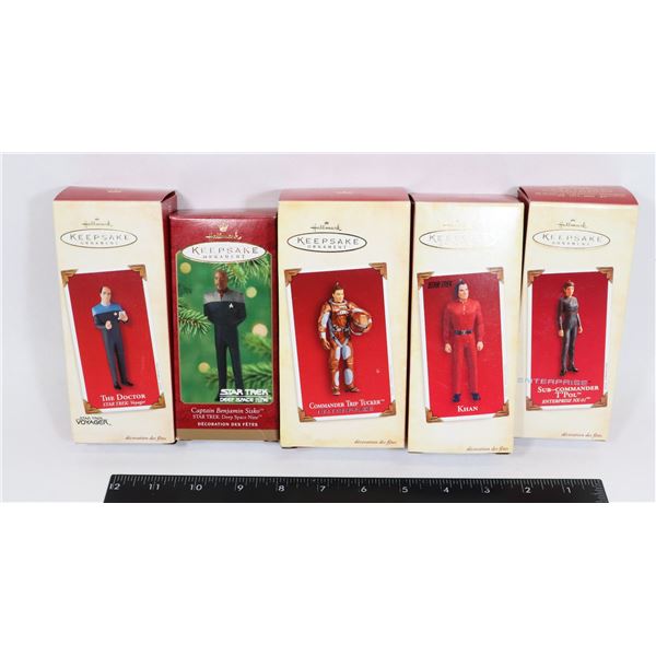 #1421 STAR TREK ORNAMENT BENJAMIN SISKO T'POL THE