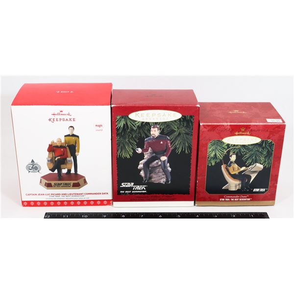 #1423 STAR TREK ORNAMENT THE NEXT GENERATION LOT