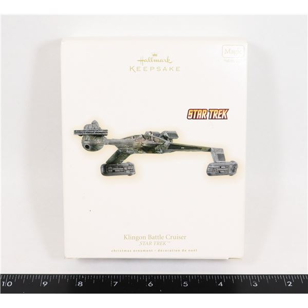 #1430 STAR TREK ORNAMENT KLINGON BATTLE CRUISER