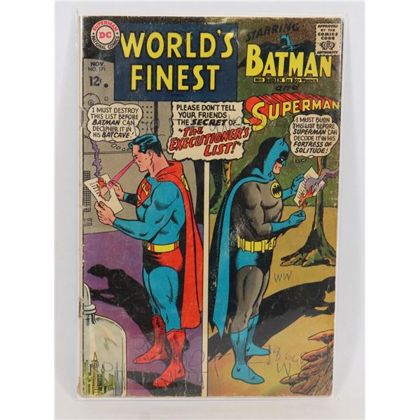 #1459 DC DETECTIVE COMICS WORLD'S FINEST #171 1967