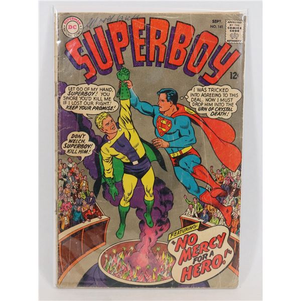 #1460 DC DETECTIVE COMICS SUPERBOY #141 SEPT 1967