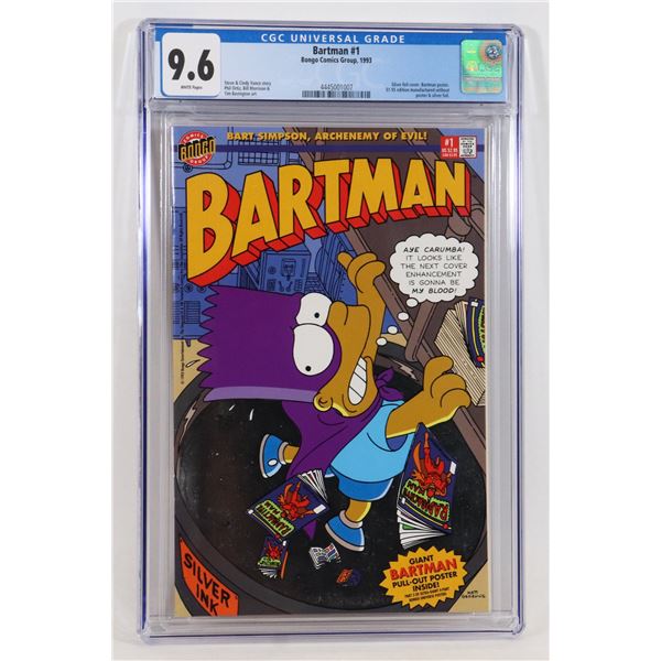 #1465 CGC 9.6 BONGO COMICS BARTMAN #1 NOV 1993