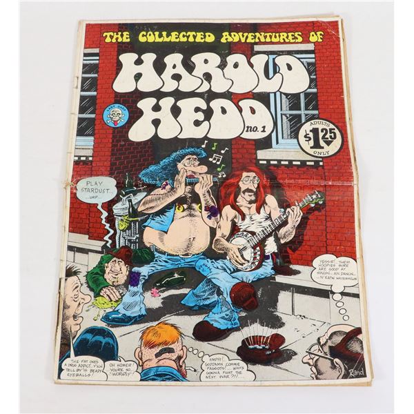 #1478 LAST GASP COMICX HAROLD HEDD #1 1972