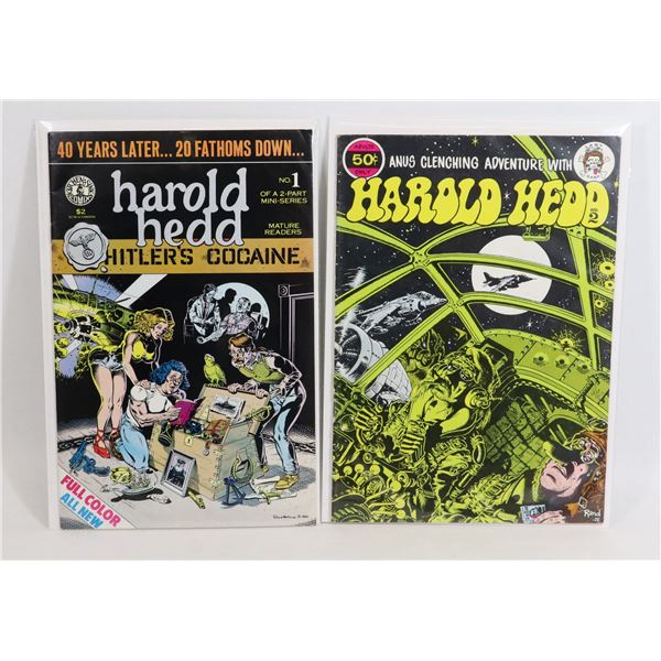 #1479 KITCHEN SINK / LAST GASP HAROLD HEDD #1 & 2
