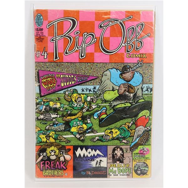 #1483 RIP OFF PRESS COMICS RIP OFF COMIX #4 1978