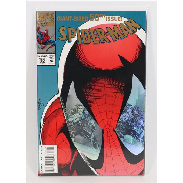 #1507 MARVEL COMICS SPIDER-MAN #50 1994 HOLO